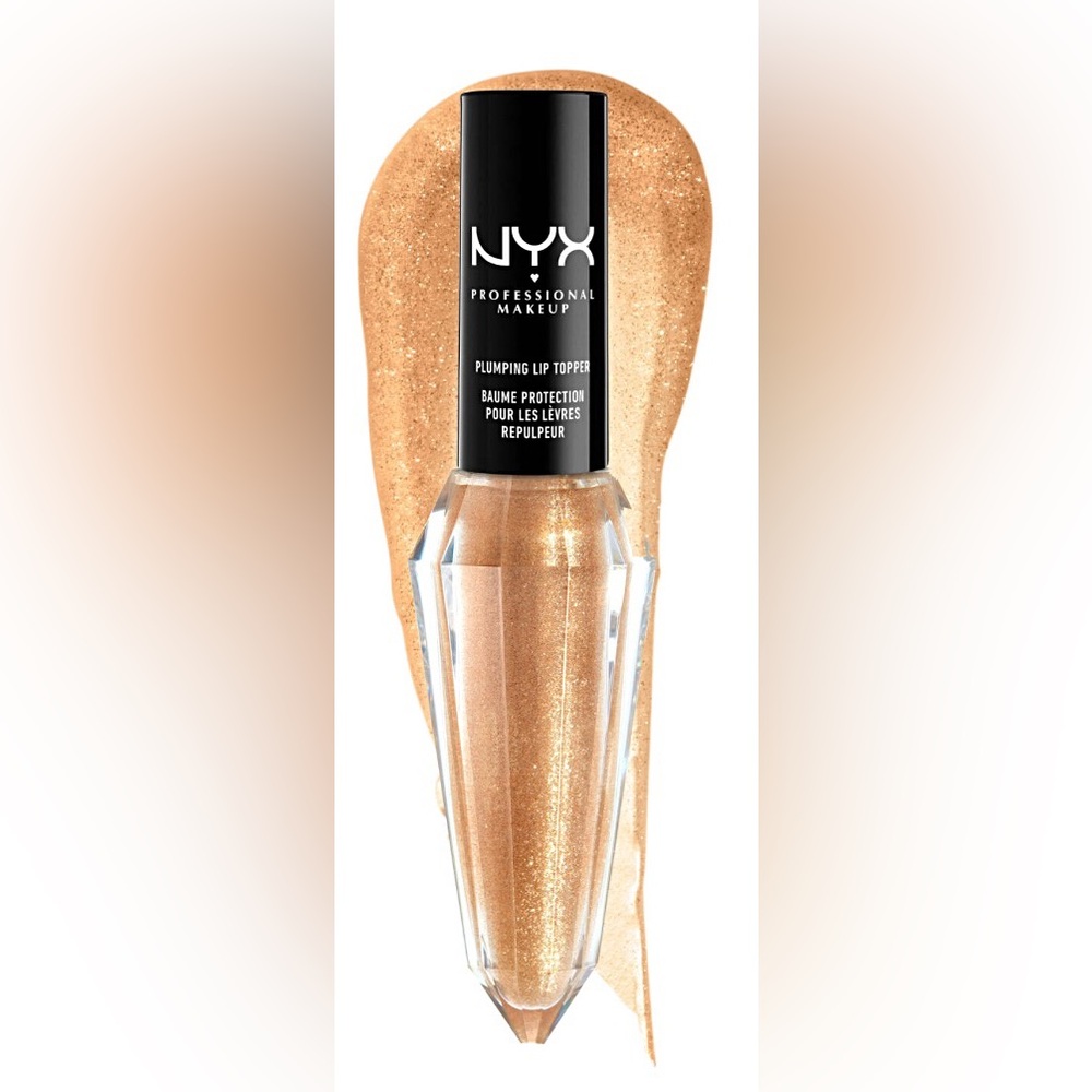 🆕 NYX GIMME SUPER STARS! PLUMPING LIP TOPPER 24K LIT